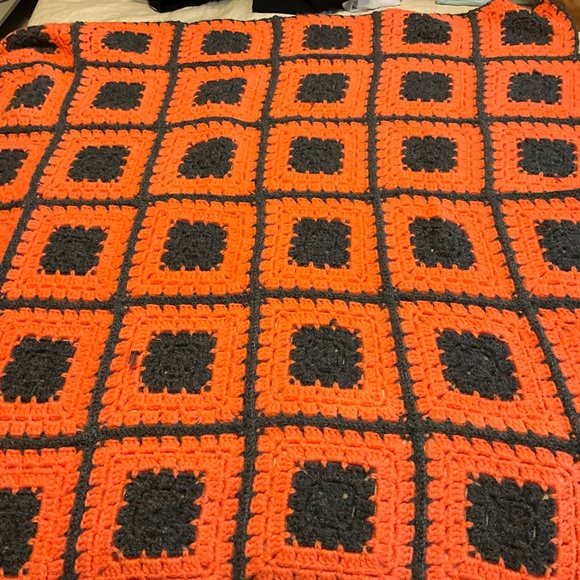 Other - Vintage Handmade Granny Square Afghan 58 X 83